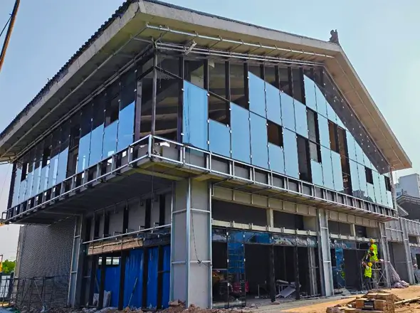 custom aluminium curtain wall