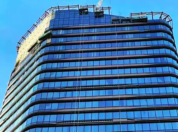 full hidden frame glass curtain wall