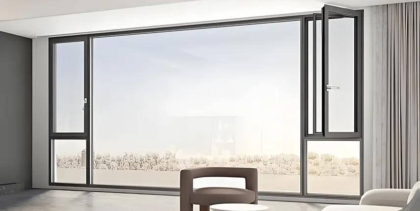 thermal break aluminum casement window supplier